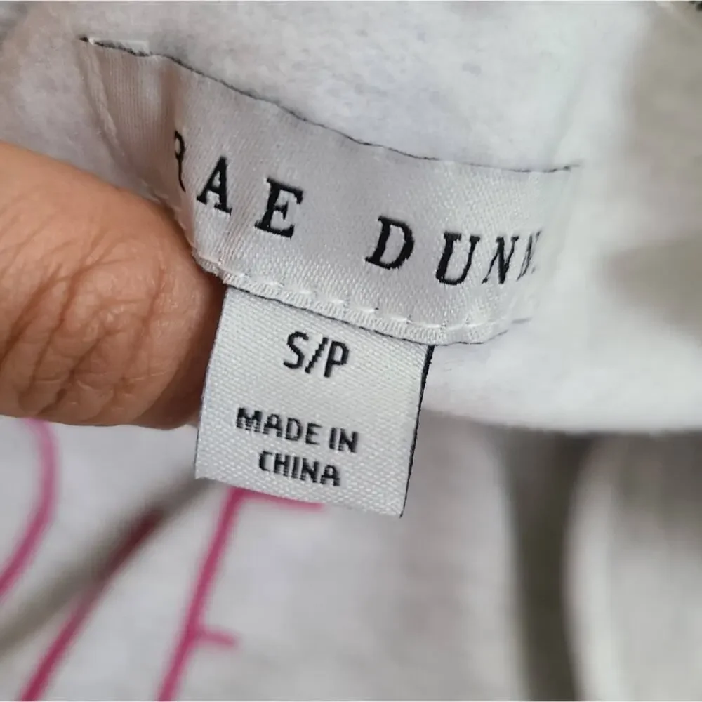 Rae Dunn Gray And Pink Love Sleepshirt And Mask Gift Set NWT Women's Small - Picture 6 of 14